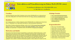 Desktop Screenshot of ivdw2011.visualdataweb.org